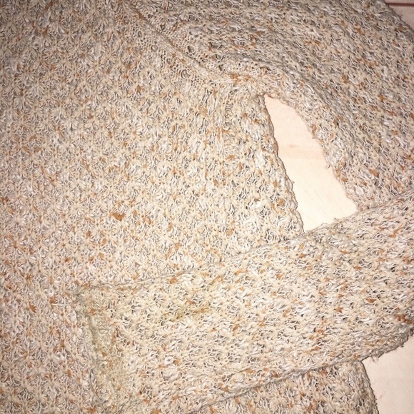 Free People Exquisite Lace Back Knit Sweater XS - Picture 7 of 8